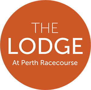 The Lodge accommodation at Perth Racecourse Logo